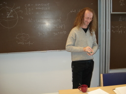 The lecturer himself: Martin Cederwall